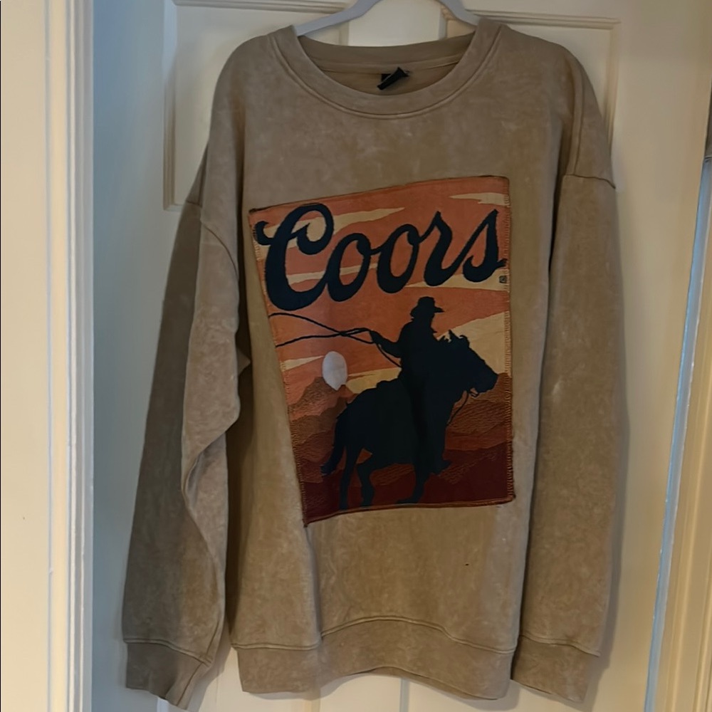 Coora Tan Graphic Men's Sweatshirt
